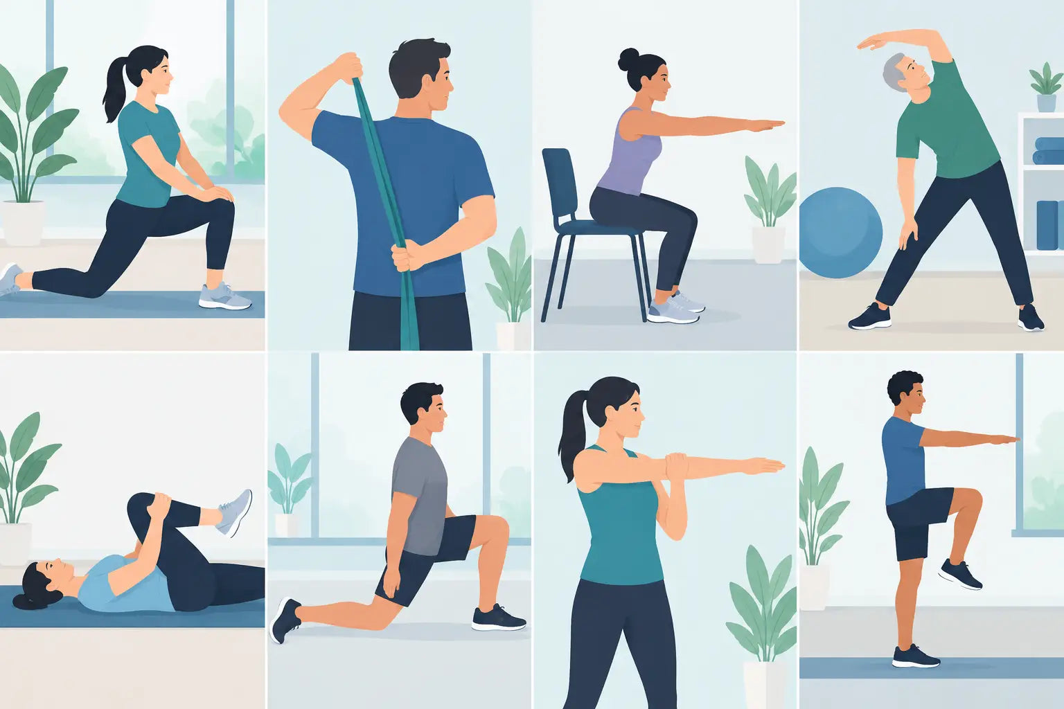 8 Physical Therapy Exercises for Mobility