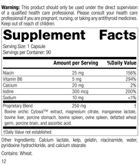 Min-Chex®, 90 Capsules, Rev 11 Supplement Facts