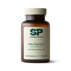 Okra Pepsin E3, 90 Capsules