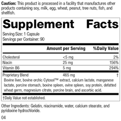 Orchex®, 90 Capsules, Rev 04, Product Label