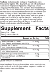 Colax, 60 Tablets Rev 01 Supplement Facts