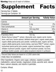 Congaplex® Chewable, 90 Tablets, Rev 12 Supplement Facts