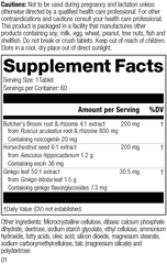 Vascular Care Complex, Rev 01 Supplement Facts